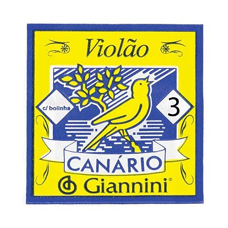 3ª Corda de Nylon para Violão Giannini GENWB3