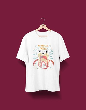 Camiseta Universitária - Odontologia  - Anatomia Dental - Basic