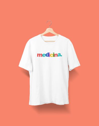 Camisa Universitária - Medicina - Aquarela - Basic