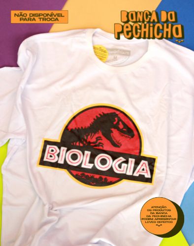 Camisa Universitária - Jurassic - Biologia - Basic