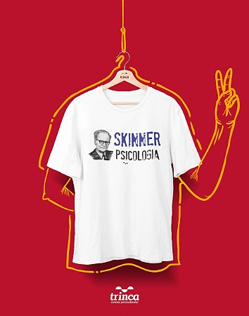 Camiseta Universitária - Psicologia - Skinner - Basic