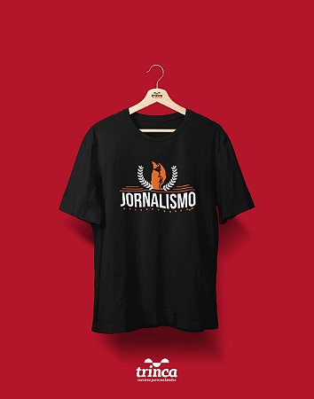Camisa Universitária Jornalismo - O 4º poder - Basic