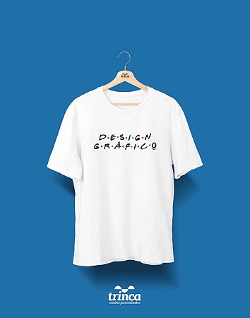Camisa Universitária Design Gráfico - Friends - Basic