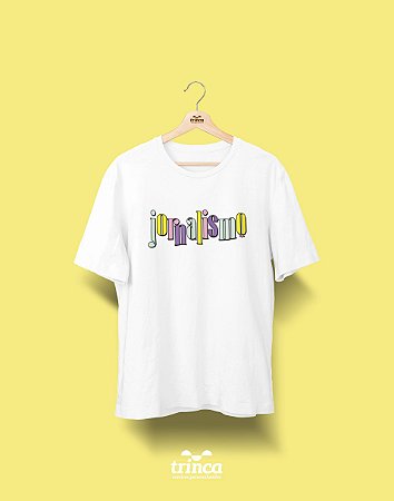 Camiseta Universitária - Jornalismo - 90's - Basic