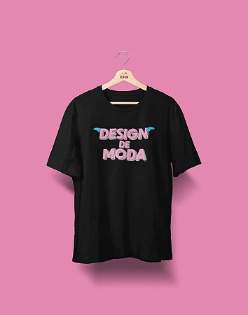 Camiseta Universitária - Design de Moda - Voe Alto - Basic