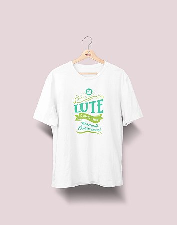Camiseta Universitária - Terapia Ocupacional - Lute Como - Ela - Basic