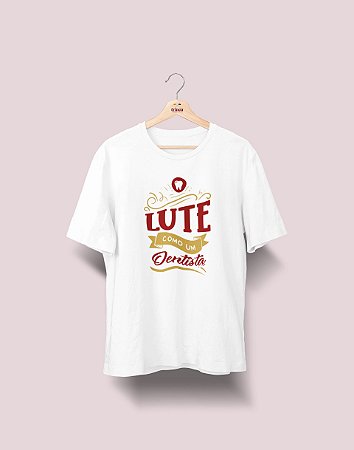 Camiseta Universitária - Odontologia - Lute Como - Ele - Basic