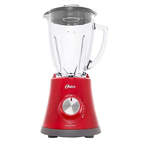 Liquidificador Oster Copo de Vidro Super Chef  Vermelho 127v