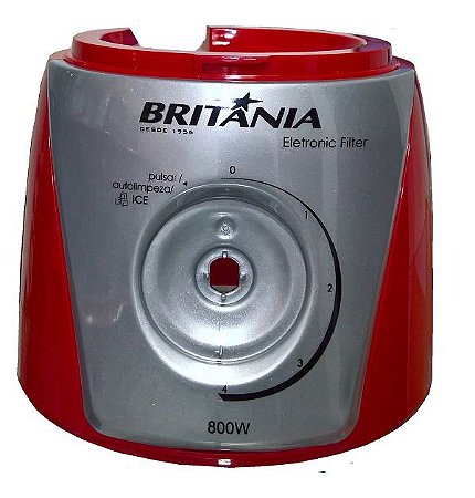 Corpo Liquidificador Britânia Eletronic Filter 800w Vermelho