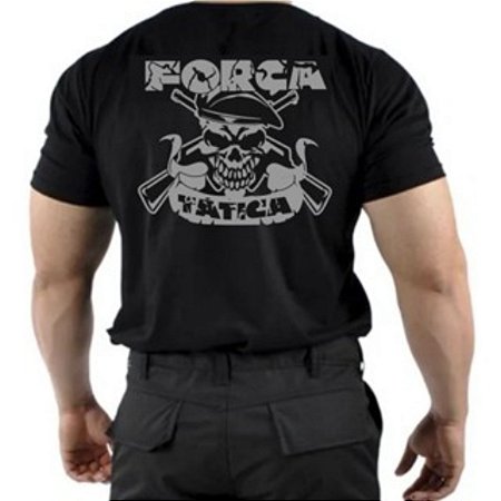 Camiseta Força Tatica Taticão uso permitido