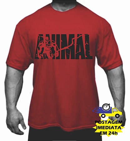 Camiseta Treino Animal Academia bodybuilder