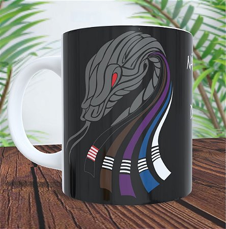 Caneca Jiu Jitsu Cobra Personalizada frase e nome