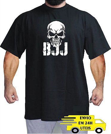Camiseta Treino Jiu-jitsu Caveira Bjj