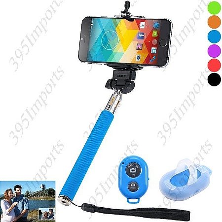 Monopod com Controle Bluetooth - FRETE GRÁTIS