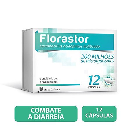 Florastor com 12 cápsulas