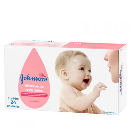 Absorvente para Seios Johnson's com 24 Unidades