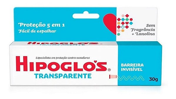 Creme Preventivo De Assaduras Hipoglós Transparente 30g