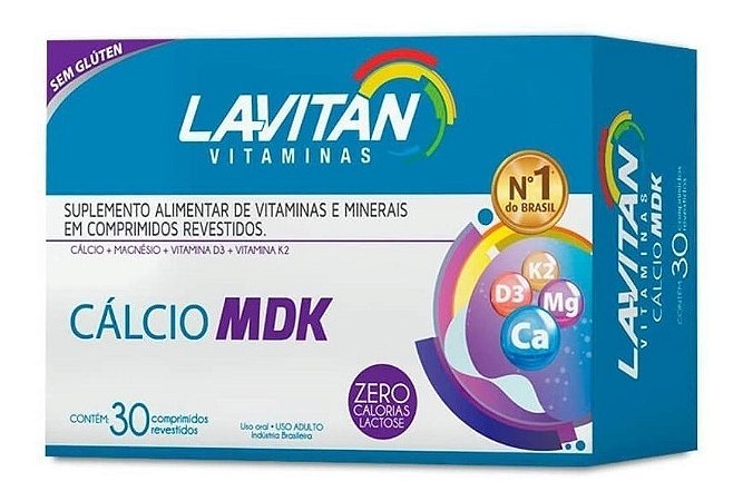 Lavitan Calcio MDK com 30 Comprimidos