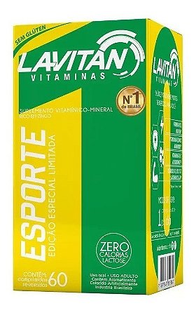 Lavitan Esporte com 60 Cápsulas