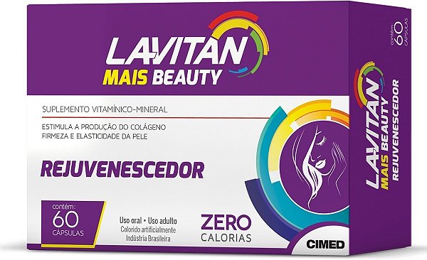 Lavitan Mais Beauty Rejuvenescedor com 60 Cápsulas