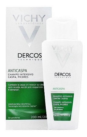 Shampoo Dercos Vichy Intensivo Anticaspa 200ml