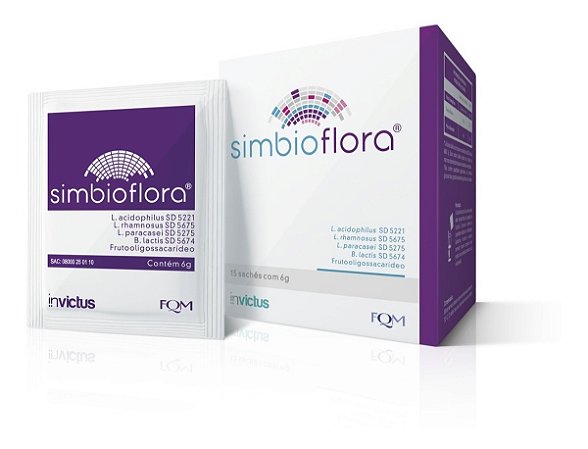 Simbioflora Suplemento Com 15 Sachês De 6g Cada