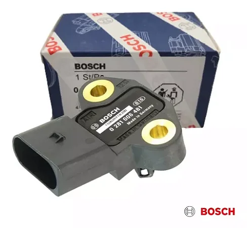 Sensor MAP 0281006481 - MERCEDES-BENZ ACTROS ATEGO AXOR - 915E 1218 1622 1728 1722 1933 1944S O500R 035 2040 2423 2533 2544 2640 AXOR EURO III OM904L 906LA 924LA 926LA 457LA MERCEDES BENZ AGRALE 500 ACTROS ATRON ATEGO ACCELO 1418 1519 1724 916 915 1417 26