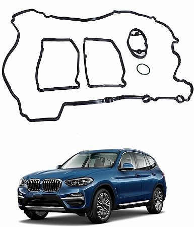 junta da Tampa De Valvulas Motor N20 Bmw X1 28i E84 Xdrive Série 5, 1112, 7588, 418, 520i, F30, F25, E84