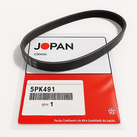 Correia da Bomba de Água JOPAN VW Golf V VI Jetta Beetle Audi A1 1.4 T Acessórios Multi-v Gates 5PK491