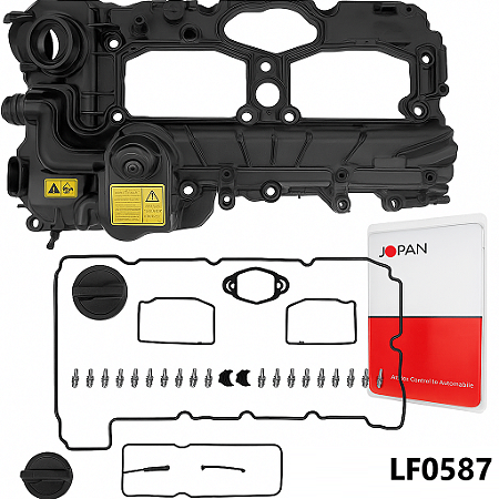 Tampa de válvula de motor BMW N20 X1 F10 F11 F25 X3 F20 F30 F31 F33 com kit de parafusos e junta tampa de óleo