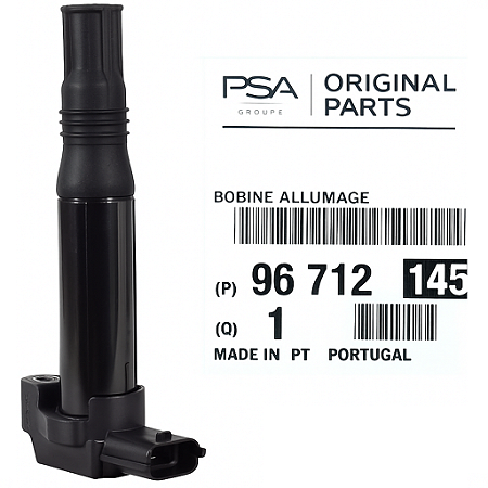 Bobina Ignição Peugeot 208 1.2 12v 3cc 2017 2018 2019 CITROEN C3 1.2 12V - (3cc) - 2017, 2018, 2019
