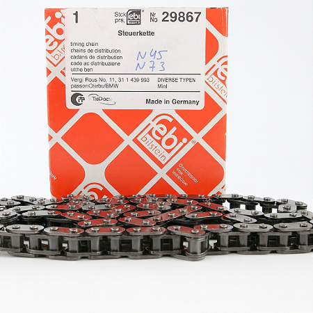 Corrente de Distribuição do Motor THP BMW 1/3/7, Mini Cooper, Citroën C3/C4/C5/C5 X/Grand C4, DS3/DS4/DS5/DS7/DS9 e Peugeot 207/208/308/408/508/2008/3008/5008/RCZ/Partner/Berlingo (1997–2024)