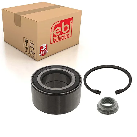 Jogo de Rolamento de Roda com Anel Sensor ABS, Porca do Eixo e Anel de Retenção BMW Série 3 / 5 / X3 / X5 xDrive 2000 a 2013