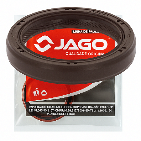 Retentor Dianteiro da Polia do Virabrequim 38x50x8 – Toyota Corolla 1.6 / 1.8 / 2.0 / 2.2 / 2.4 (2003 a 2013), RAV4 (2003 a 2009) e Camry (2003 a 2011) 38X50X8 Sentido H - A0284 - 38X50X6