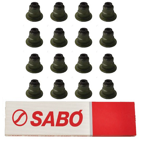 Kit com 16 Retentores das Hastes de Válvulas Citroën C4, C4 Lounge, C4 Pallas, C4 Picasso, C5 / Peugeot 307, 308, 407, 408 2.0 16V 2004 a 2016