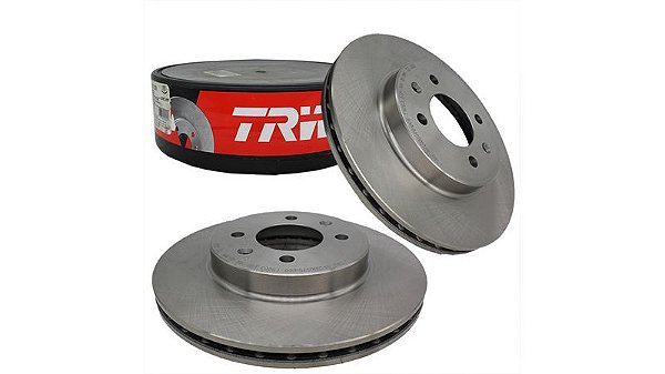 Par Disco Freio Dianteiro Civic Coupe Ex 1.6 16v 1991 - 2000 e 1.7 2001 a 2006 CITY E FIT ATÉ