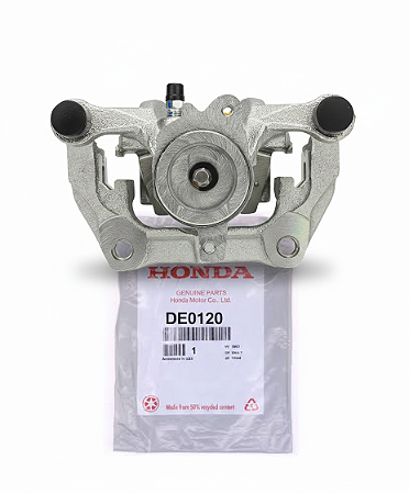 PINÇA DE FREIO TRASEIRA ESQUERDA Honda Civic 4 Portas Sport 2.0 16V Flex 2017 a 2021, EX 2.0 16V Flex 2017 a 2021, EXL 2.0 16V Flex 2017 a 2021 e Touring 1.5 16V Turbo 2017 a 2021