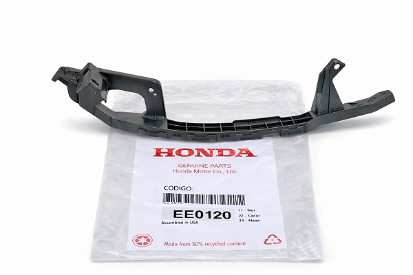 Guia do farol - lado ESQUERDO - Honda Accord EX/LX 2.0 16V e EX-V6 3.5 V6 24V 2008 a 2012