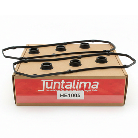 Juntas da Tampa de Válvulas + 6 Retentores das Velas para Mitsubishi Pajero Sport 3.0 V6 24V (1998 a 2006), Pajero Full 3.5 V6 24V (1998 a 2002), Pajero Sport HPE e Dakar 3.5 V6 (2007 a 2017) e L200 Triton HPE 3.5 V6 (2008 a 2017) HE1005