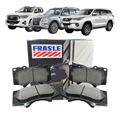 Pastilhas de Freio Dianteiras em Cerâmica Toyota Hilux e Hilux SW4 / Toyota Land Cruiser Prado / Mitsubishi Pajero Full 2003 a 2026