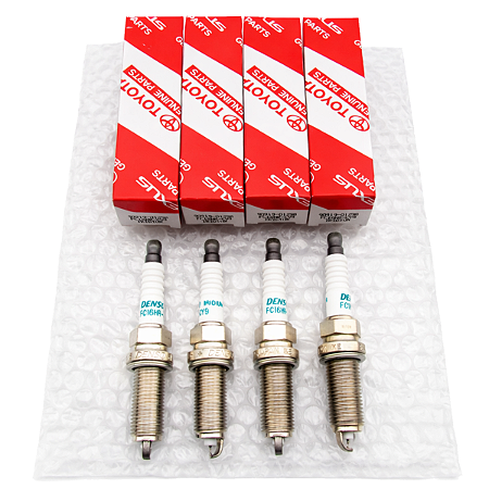 Jogo com 4 Velas de Ignição para Corolla Etios Yaris 1.3 1.5 1.8 2.0 Flex e Híbrido 2019 a 2023