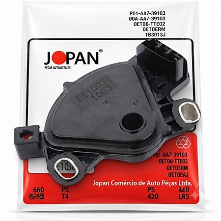Sensor de Posição da Alavanca de Câmbio EE1003 para Chery Arrizo 5 1.5 Turbo CVT 2019 a 2021, Tiggo 2 2.0 Automático 2013 a 2015 e 1.5 Flex CVT 2018 a 2022, Tiggo 3X 1.0 Turbo CVT 2022 a 2023, Tiggo 5X 1.5 Turbo CVT 2019 a 2027, Tiggo 5X Pro 1.5 Turbo 202