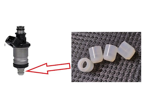 Kit com 4 ponteiras para Bico injetor civic 1992 a 2000