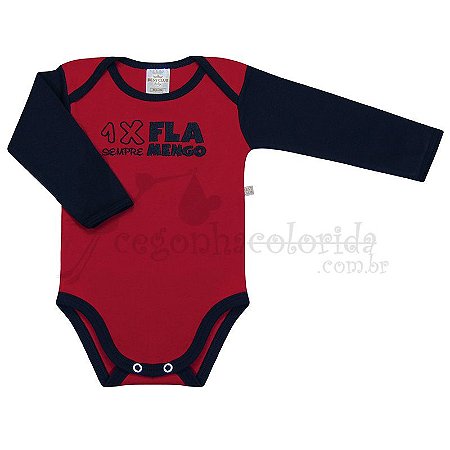 Body  Bebê Menino Torcida Baby "1 x Flamengo" Best Club
