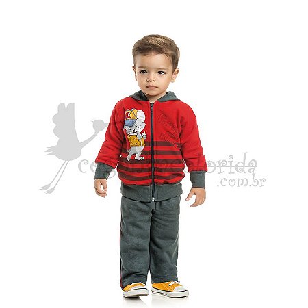 Conjunto Longo Bebê-Infantil Menino Pintando com Kelvin