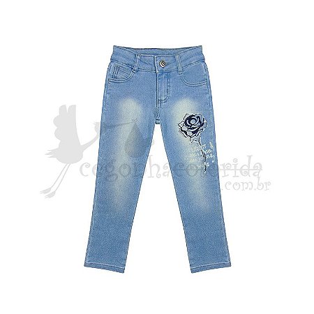 calça jeans infantil menina