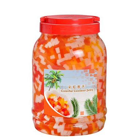 Jelly Sabor MISTO - 3,8 kg ( Nata de coco saborizada ) Jellys