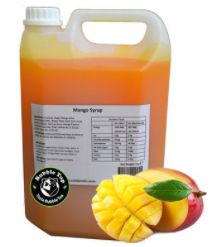 Frutose sabor MANGA - 5 KG - Xarope para Bubble Tea
