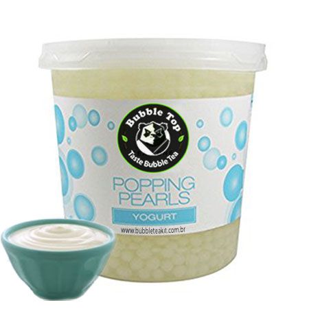 Bubble Tea Pears IOGURTE - pote 3,4kg - Boba, Pobá , Chá de bolhas saborosas