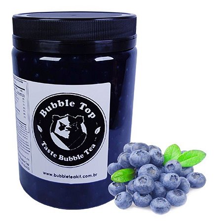 Bubble Tea - Bubble pears Sabor Blueberry(Mirtilo) - 1 kg